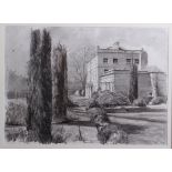 Simon Hodges, 20th century A group of fifteen charcoal and printed landscapes, various sizes (15)