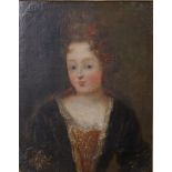 English School (19th Century)Portrait of a girlOil on canvas36 x 30cm