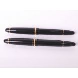 Pens: a Mont Blanc Special Anniversary Edition boxed set comprising, Meisterstuck fountain pen