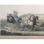 De MontpexatA pair of horse and carriage viewsLater impression engravingsTogether with four later