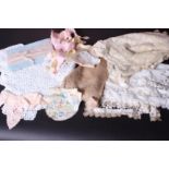 A quantity of late 19th and early 20th Century lace, netting, crochet work, edgings and trimmings (a