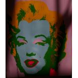 After Andy Warhol (1928-1987)Marilyn Monroe Colour screenprint, pastel pink90 x 90cm