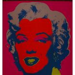After Andy Warhol (1928-1987)Marilyn Monroe Colour screenprint, neon pink90 x 90cm