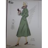 An assorted mix of early 20th Century and later Les Chapeaux and other vintage clothing catalogue