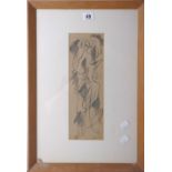 Thomas 'Sam' Haile (1909-1948)UntitledPen/ink on paperSigned and dated, 1938 lower right10 x 31cm