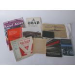 Mixed Lot: maps, books and ephemera including Bristol Brabazon, BAC 1956 information booklet, USA