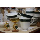A St.Michael 'Pemberton' tea set (31-piece) cabinet cups and saucers, ornaments, etc
