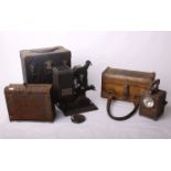 A Kodakscope Eight model 80 projector, with carrying case, and an associated Kodak rheostat,