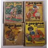 Four inter-war editions of The Joy Book, children’s annuals from 1921, 1922,1923 and 1924