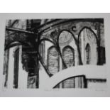 Bernard Kay (b1927)'Buttress Chartres'AquatintTitled and signed, no.ed 56/100Together with similar