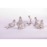 Nao: a collection of six figure studies, young ballerinas relaxing