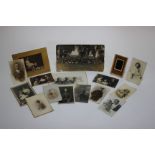 A collection of photographs including studio portraits mostly early 20th century (one box)