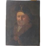 Dutch SchoolPortrait of a gentlemanOil on board18 x 14cm