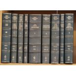 British Parliamentary Papers: Irish University Press series, nine volumes all leather bound (35cm