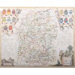 A collection of six maps including two of Wiltshire and others of Europe, India and Jerusalem, the