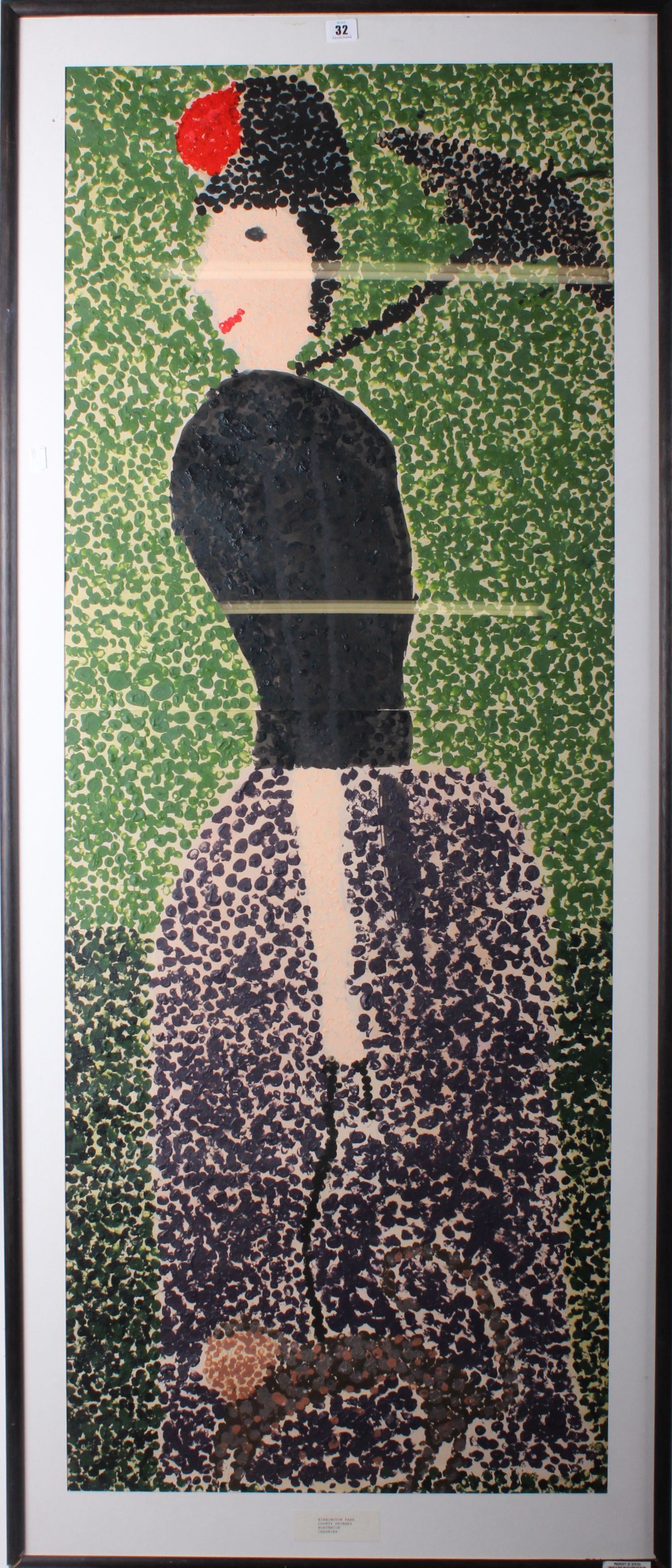 20th Century SchoolFull length portrait of a lady Oil 147 x 56cm Together with a group prints to - Image 2 of 6