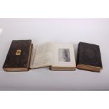 Three Welsh early 19th century Bibles, all leather bound including 1823 edition (Peter Williams)