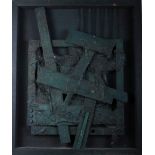 Adrian Everitt Somerton DeepMixed mediaBearing Brompton Gallery label verso103 x 86cm