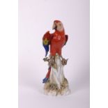 Meissen model of a parrot, 42cm
