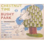 Betty Swanwick London Underground Bushy ParkColour lithograph25 x 31cm