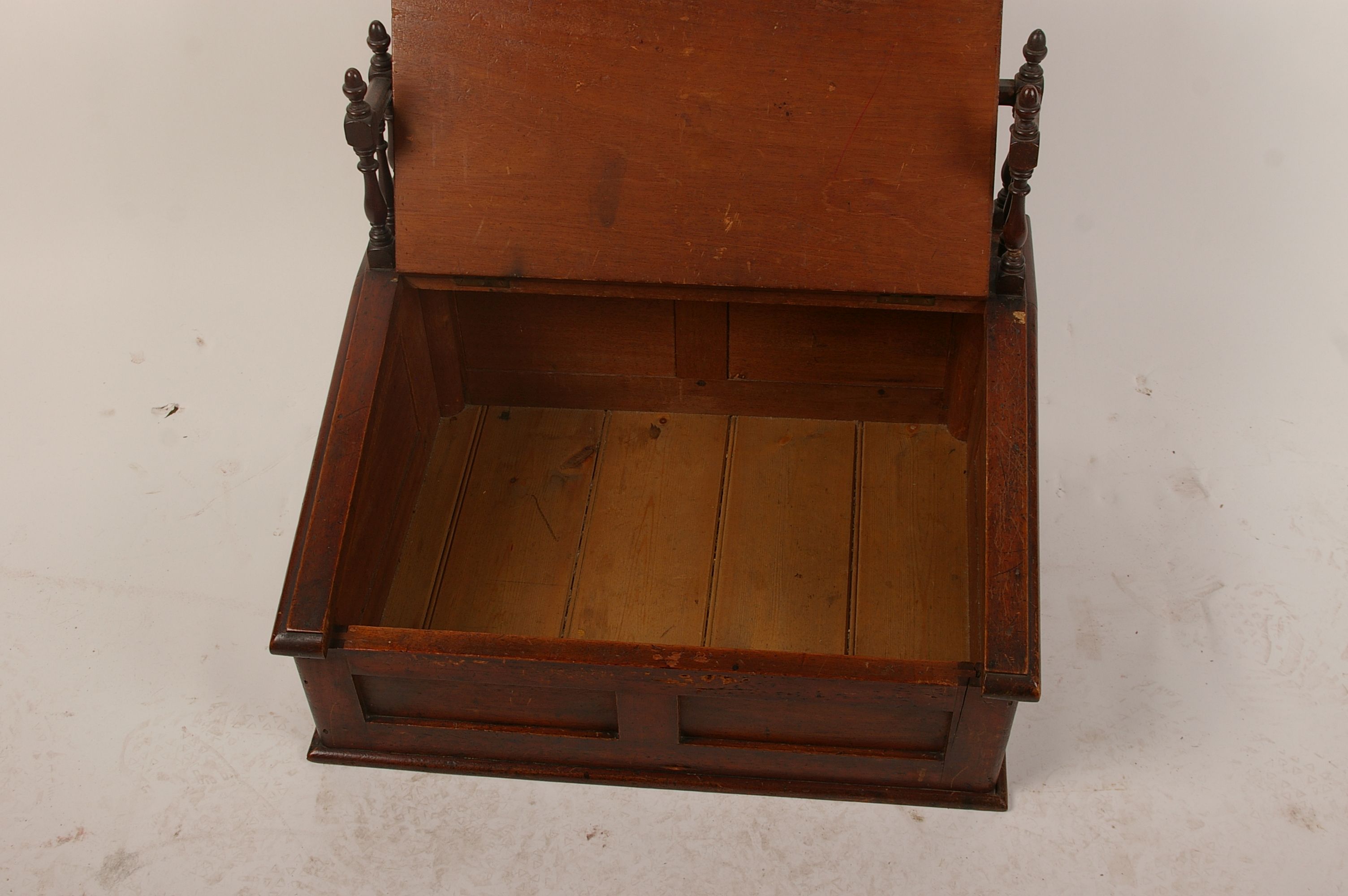 A 19th Century mahogany table top desk with gallery and sloping fall - Image 2 of 2