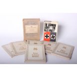 Books: Heinrich Hoffman, six volumes of war time photography many featuring Hitler in ship case