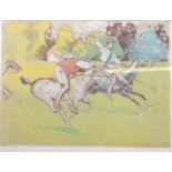 After Pierre-Georges JeanniotPolo Colour printSigned lower left29 x 39cm Together with another,