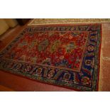 A Tabriz carpet 190 x 275cm
