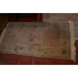 Three Gabeh rugs, two 175 x 125cm, another 126 x 75cm