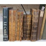 A number of 18th century books, including a first edition copy of vol. 1 of 'The Works of