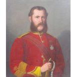 19th Century SchoolPortrait of a Regimental Quartermaster Sergeant in 28th Foot (North