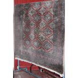 A Middle Eastern design rug 250 x 155cm