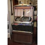 A reconditioned AMI JUKE BOX, ,multi-horn high fidelity 200 selections, bow glass front and