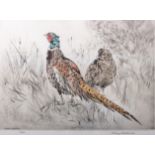 Henry Wilkinson (British, 1921-2011)PheasantTogether with another coloured etching, numbered 20/