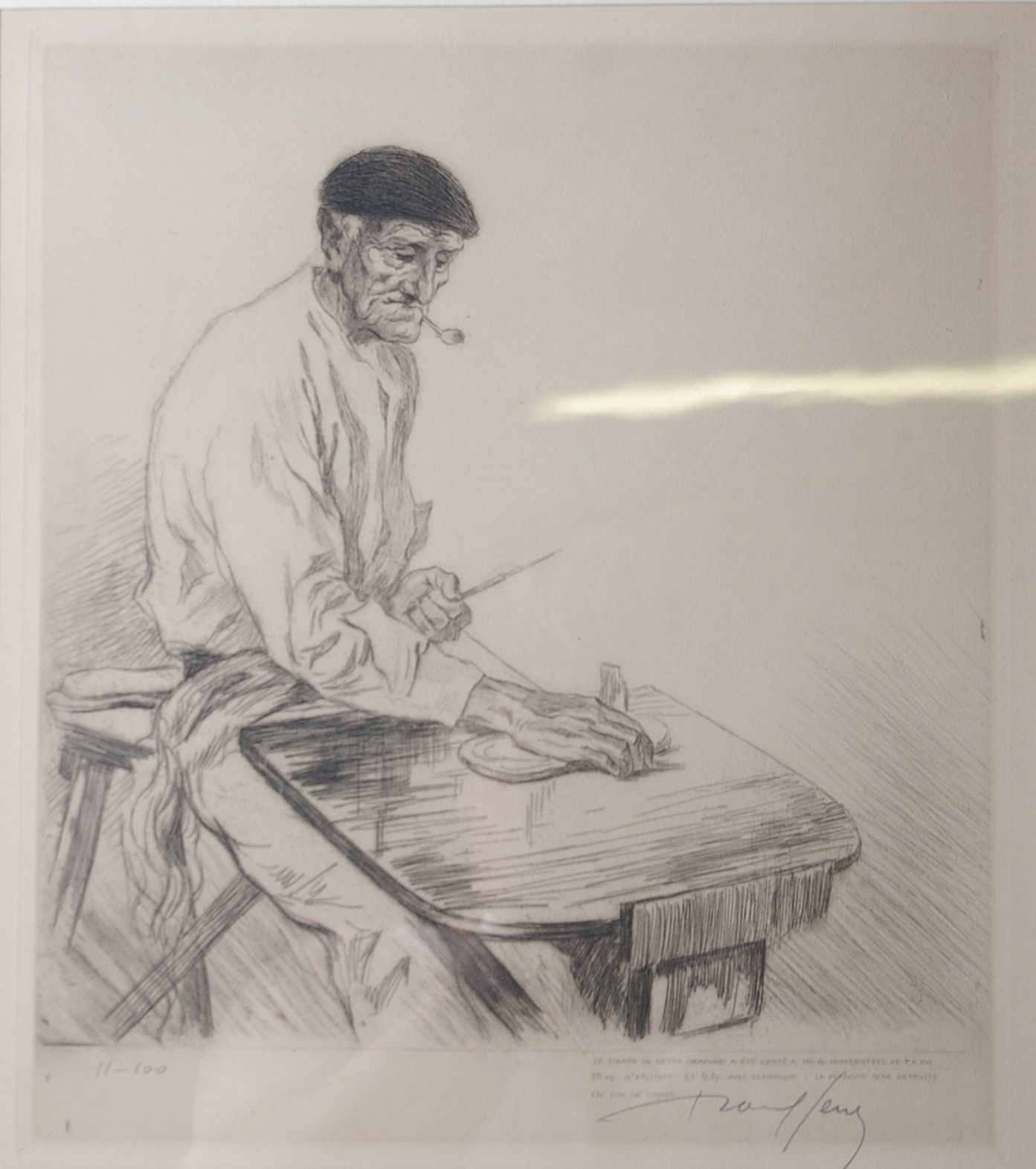 20th Century SchoolMen at work Preparatory sketch Indistinctly signed Mah... Together with an