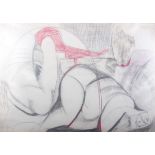 Canaviscak Nude Drawing on paperSigned and dated 1985100 x 69cm