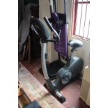 Exercise Machine: a Kettler Golf 'E' static bike with cardio fitness monitor connection