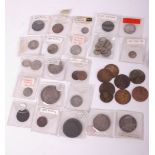 A large collection of coins dating from William III 1699 to Elizabeth II 1977.