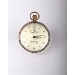 A Roman style fish eye ball clock, keyless wind movement, the white dial with Roman numerals and