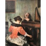 After Gerard Ter Borch‘The Concert’ Print 63 x 49cms