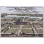 A collection of prints, with a number of coloured depictions of Chelsea, including the Hospital