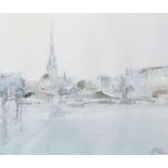 John Frederick Palmer (1939) (Bristol Savages)St Mary Redcliffe, BristolWatercolourSigned lower
