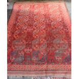 An Afghan rug, 290 x 206cn