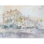 John Frederick Palmer (1939) (Bristol Savages)Queens Square, BathWatercolour Signed lower right30