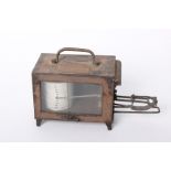 An early 20th century barograph, cased by Dodge & Day Philadelphia in iron carry case with brass