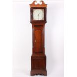 A 19th Century thirty hour oak longcase clock, William Wall Coventry 218cm high