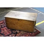 An early 20th Century mahogany chest