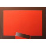 Cecil King (Irish, 1921-1986)Intrusion - Red (1974)Limited edition screenprint numbered 3/100