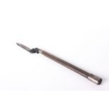 A British Number 9 bladed bayonet with fitted trenching tool. Blade length 20cm
