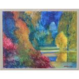 John Fattorini (1951-)StourheadWatercolourSigned lower right and dated verso24 x 18cm Together